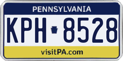 PA license plate KPH8528