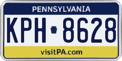 PA license plate KPH8628