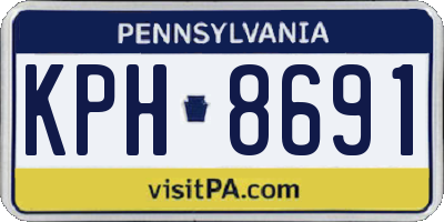 PA license plate KPH8691