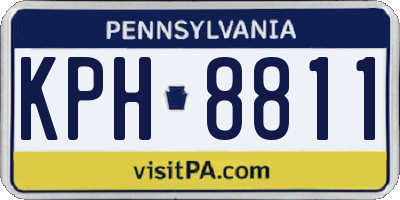 PA license plate KPH8811