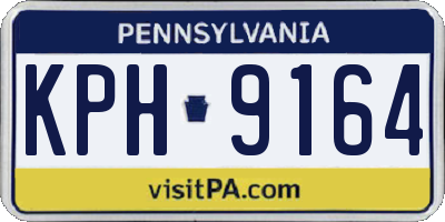 PA license plate KPH9164