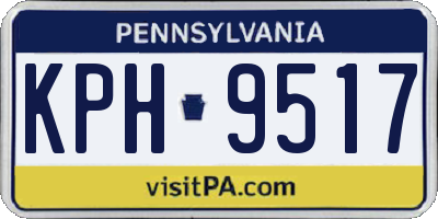PA license plate KPH9517