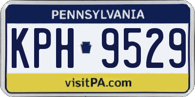 PA license plate KPH9529