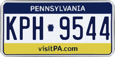 PA license plate KPH9544
