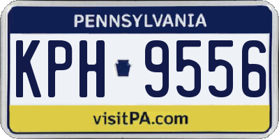 PA license plate KPH9556