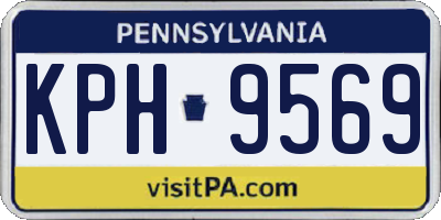 PA license plate KPH9569