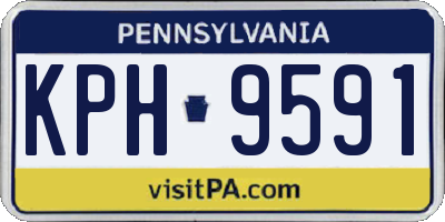 PA license plate KPH9591