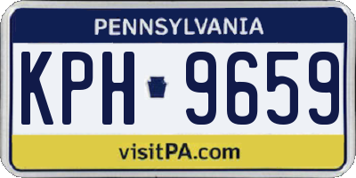 PA license plate KPH9659