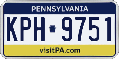 PA license plate KPH9751