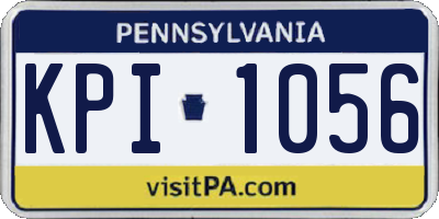 PA license plate KPI1056