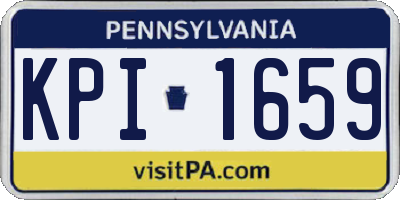 PA license plate KPI1659