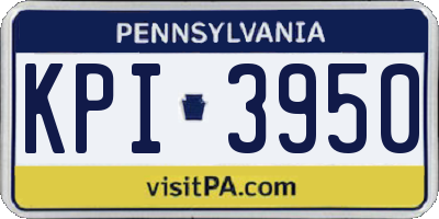 PA license plate KPI3950