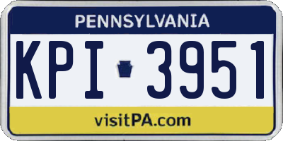 PA license plate KPI3951