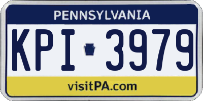 PA license plate KPI3979