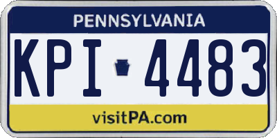 PA license plate KPI4483