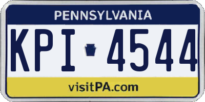 PA license plate KPI4544