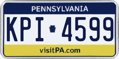PA license plate KPI4599
