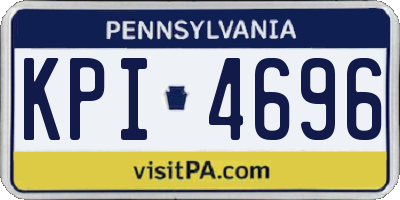 PA license plate KPI4696
