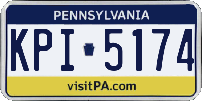 PA license plate KPI5174