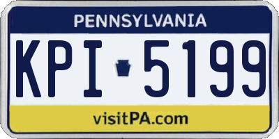 PA license plate KPI5199