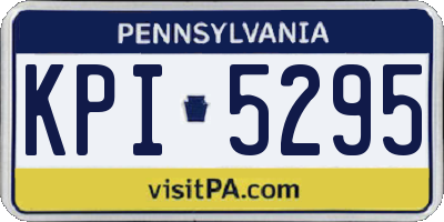 PA license plate KPI5295