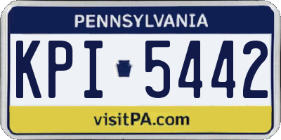 PA license plate KPI5442