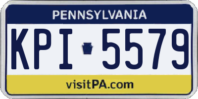 PA license plate KPI5579