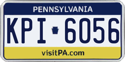 PA license plate KPI6056