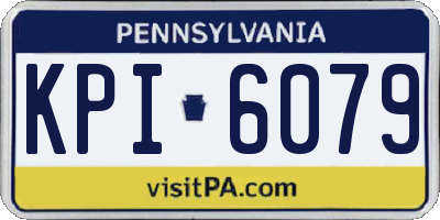 PA license plate KPI6079