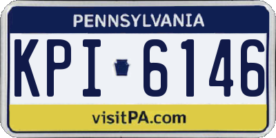 PA license plate KPI6146