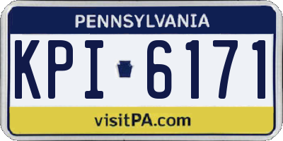 PA license plate KPI6171