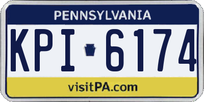 PA license plate KPI6174