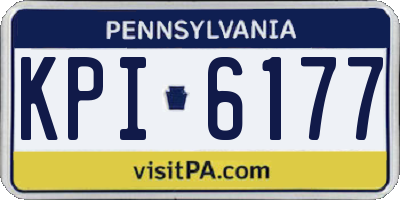 PA license plate KPI6177