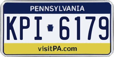 PA license plate KPI6179