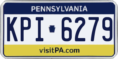 PA license plate KPI6279