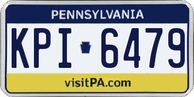 PA license plate KPI6479