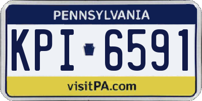 PA license plate KPI6591