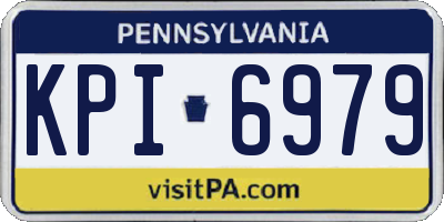 PA license plate KPI6979