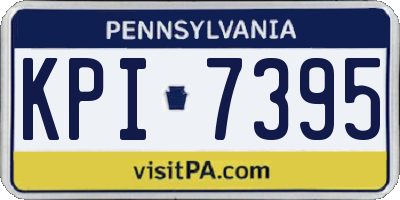 PA license plate KPI7395