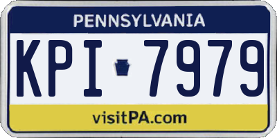 PA license plate KPI7979