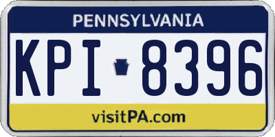 PA license plate KPI8396