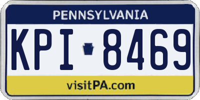 PA license plate KPI8469