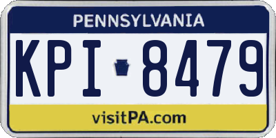 PA license plate KPI8479