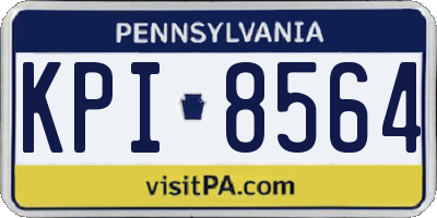 PA license plate KPI8564