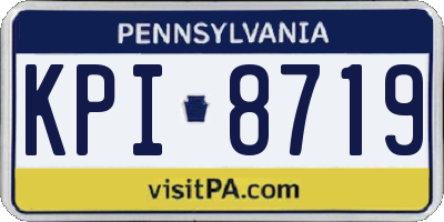 PA license plate KPI8719