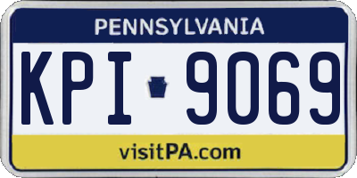 PA license plate KPI9069