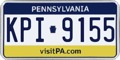 PA license plate KPI9155
