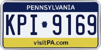 PA license plate KPI9169