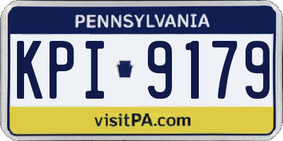 PA license plate KPI9179