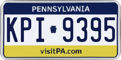 PA license plate KPI9395